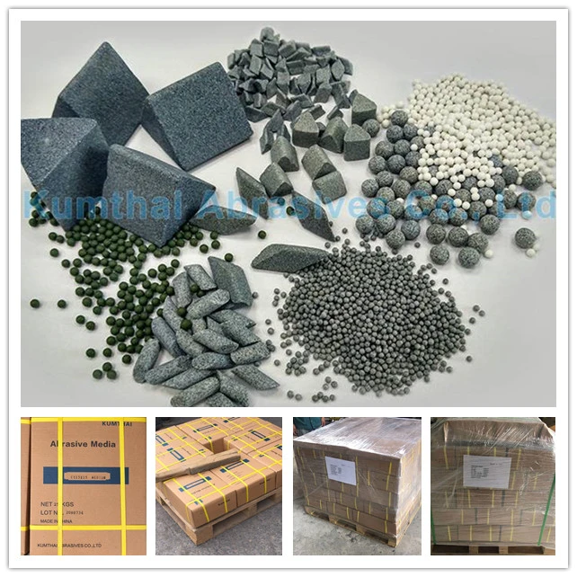 Deburring Stone Grinding Surface Finishing Polishing Abrasive Chips Plastic Media